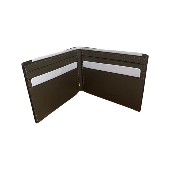 COACH Tan/brown camo wallet - Picture 3 of 3